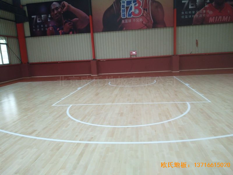 湖南長(zhǎng)沙雨花區(qū)78號(hào)球館運(yùn)動(dòng)地板鋪裝案例