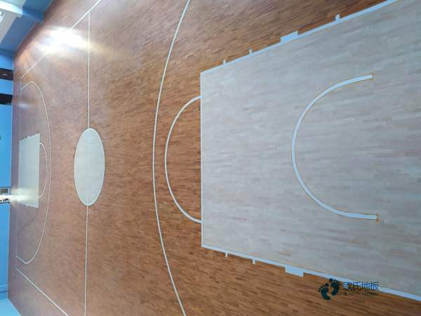 小學(xué)籃球場地板施工流程2